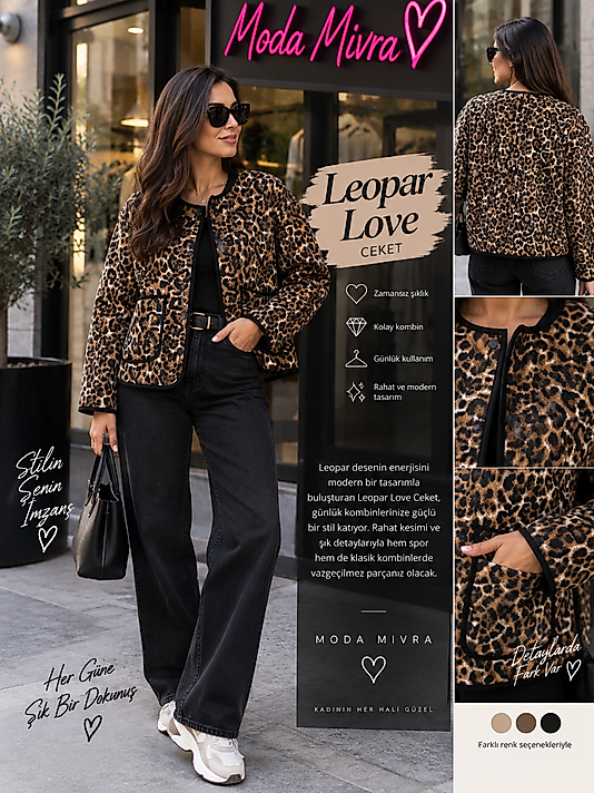 Leopar Love Ceket
